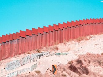 Border wall near Tijuana