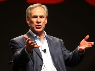 Republican Gov. Greg Abbott of Texas speaking at FreePac, hosted by FreedomWorks, in Phoenix.