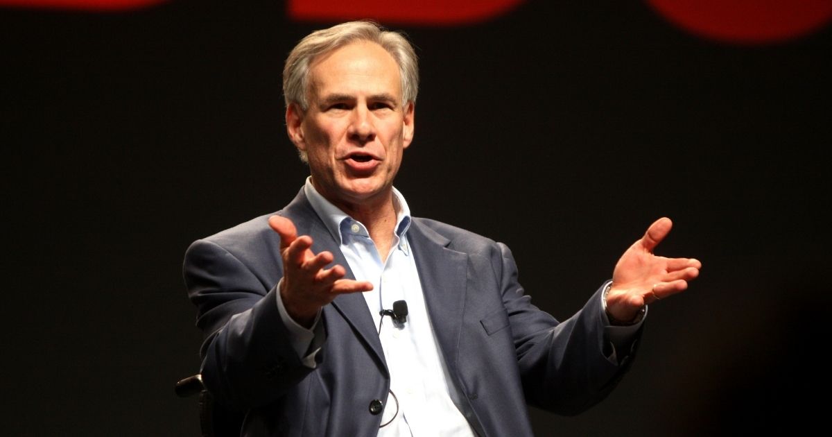 Republican Gov. Greg Abbott of Texas speaking at FreePac, hosted by FreedomWorks, in Phoenix.