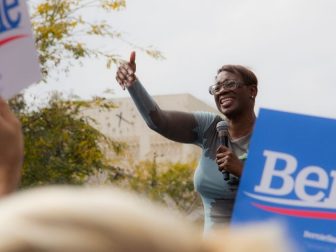 Nina Turner is pictured above.