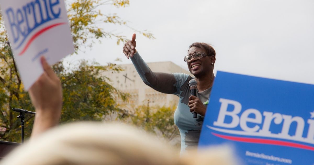 Nina Turner is pictured above.