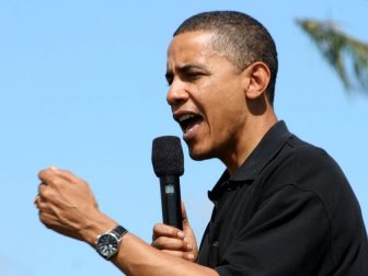 The above photo shows former president Barack Obama at Keehi Lagoon Beach Park in Honolulu, Hawaii.