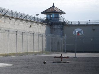 Prison backyard