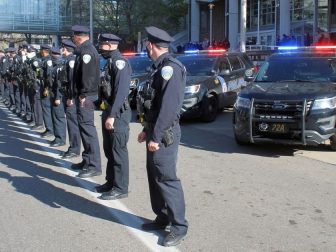 Akron Police Funeral Procession