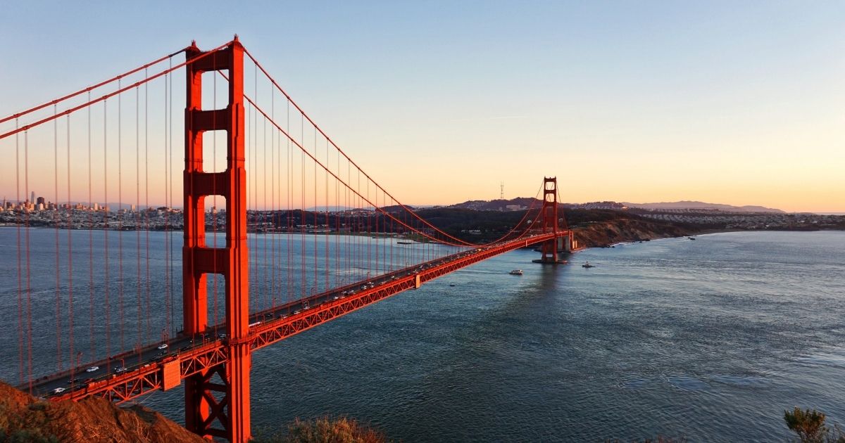 The above stock photo shows the Golden Gate Bridge in San Francisco