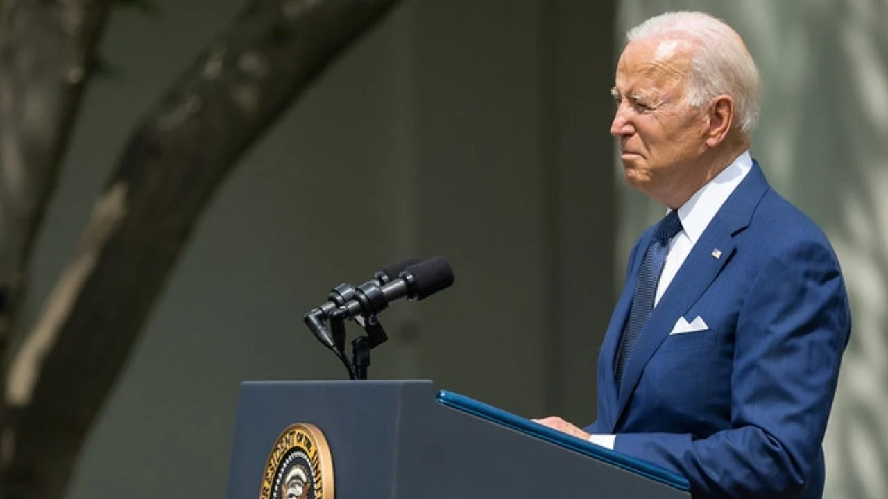 President Joe Biden delivers remarks on the 31st Anniversary of the Americans with Disabilities Act on Monday, July 26, 2021, in the Rose Garden of the White House.