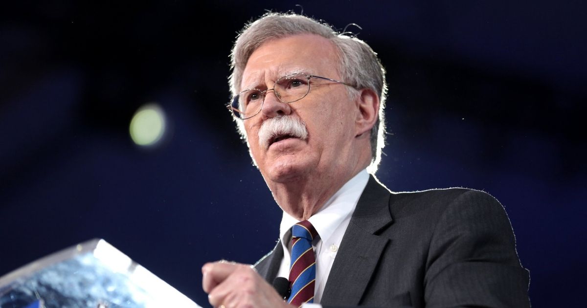 Former Ambassador John R. Bolton speaking at the 2017 Conservative Political Action Conference (CPAC) in National Harbor, Maryland.