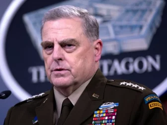 Army Gen. Mark A. Milley, chairman of the Joint Chiefs of Staff, briefs the media on Afghanistan, the Pentagon, Washington, D.C., Aug. 18, 2021.