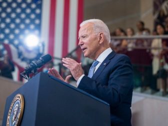 President Joe Biden delivers remarks on voting rights Tuesday, July 13, 2021, at the National Constitution Center in Philadelphia. (Official White House Photo by Adam Schultz)