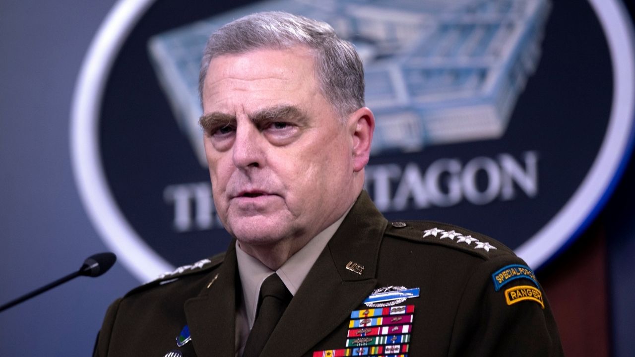 Army Gen. Mark A. Milley, chairman of the Joint Chiefs of Staff, briefs the media on Afghanistan, the Pentagon, Washington, D.C., Aug. 18, 2021. (DoD photo by Lisa Ferdinando)