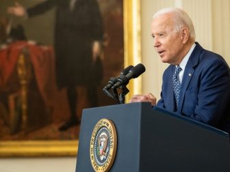 President Joe Biden delivers remarks on the passing of the bipartisan Infrastructure Investment and Jobs Act, Tuesday, August 10, 2021, in the East Room of the White House. (Official White House Photo by Adam Schultz)