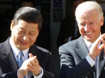Xi Jinping, left, meets with then Vice President Joe Biden in February 2012.