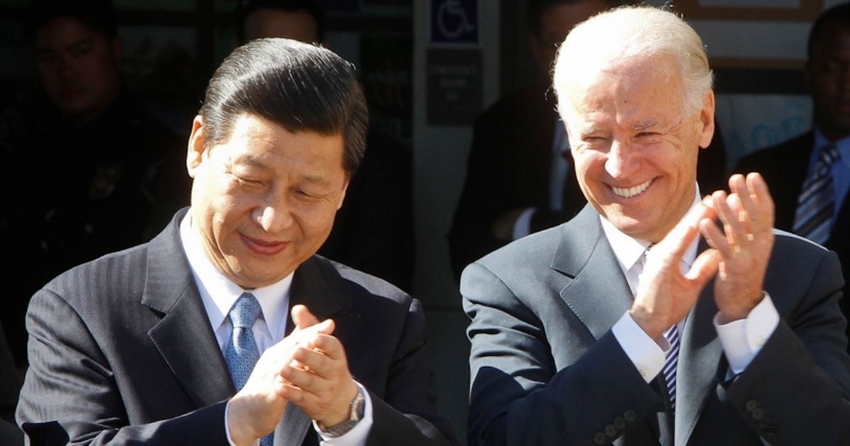 Xi Jinping, left, meets with then Vice President Joe Biden in February 2012.