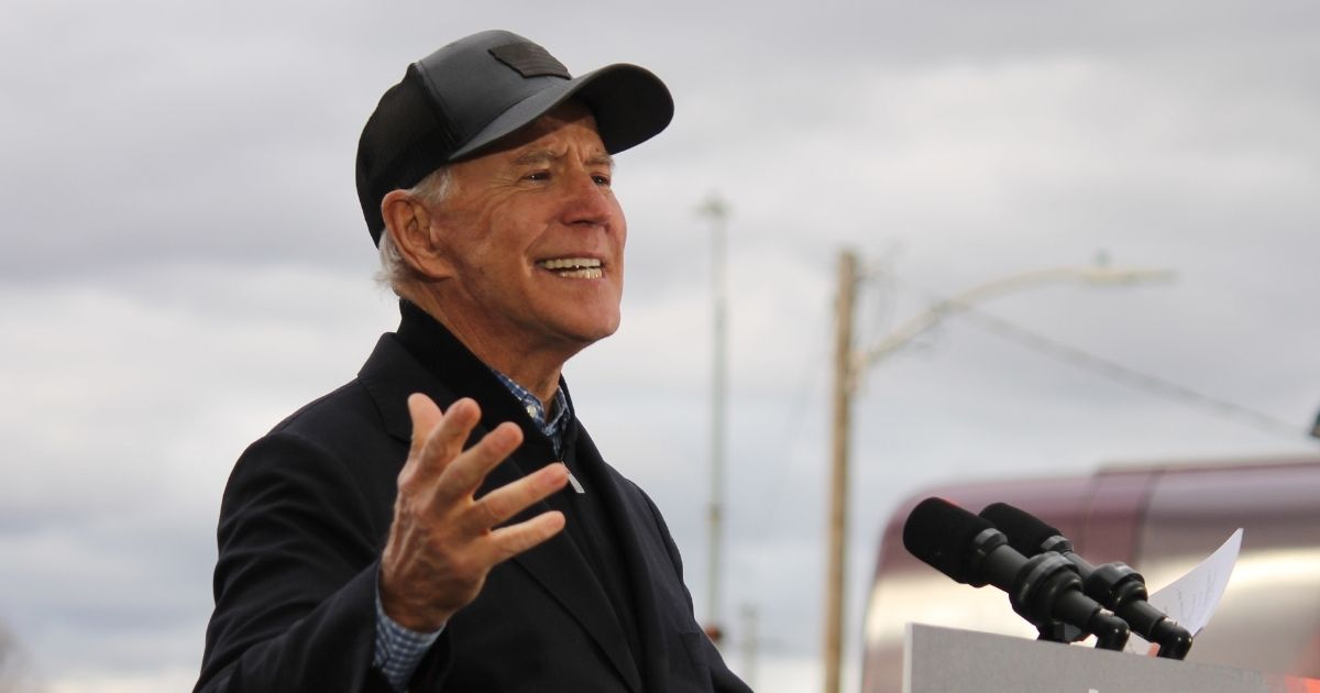 Joe Biden speaks at a presidential campaign rally in Bluffs, Iowa on Nov. 30, 2019.