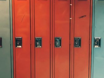 Colorful lockers