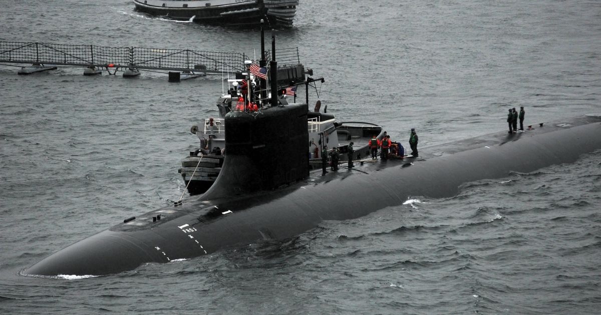 USS Connecticut returns to port after participating in Ice Exercise 2011.