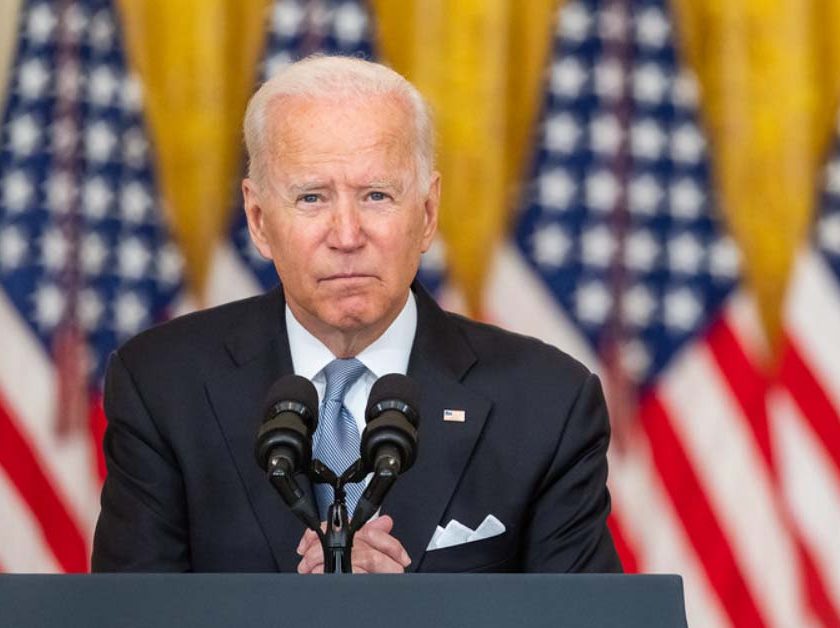President Joe Biden delivers remarks on the situation in Afghanistan, Monday, August 16, 2021 in the East Room of the White House.