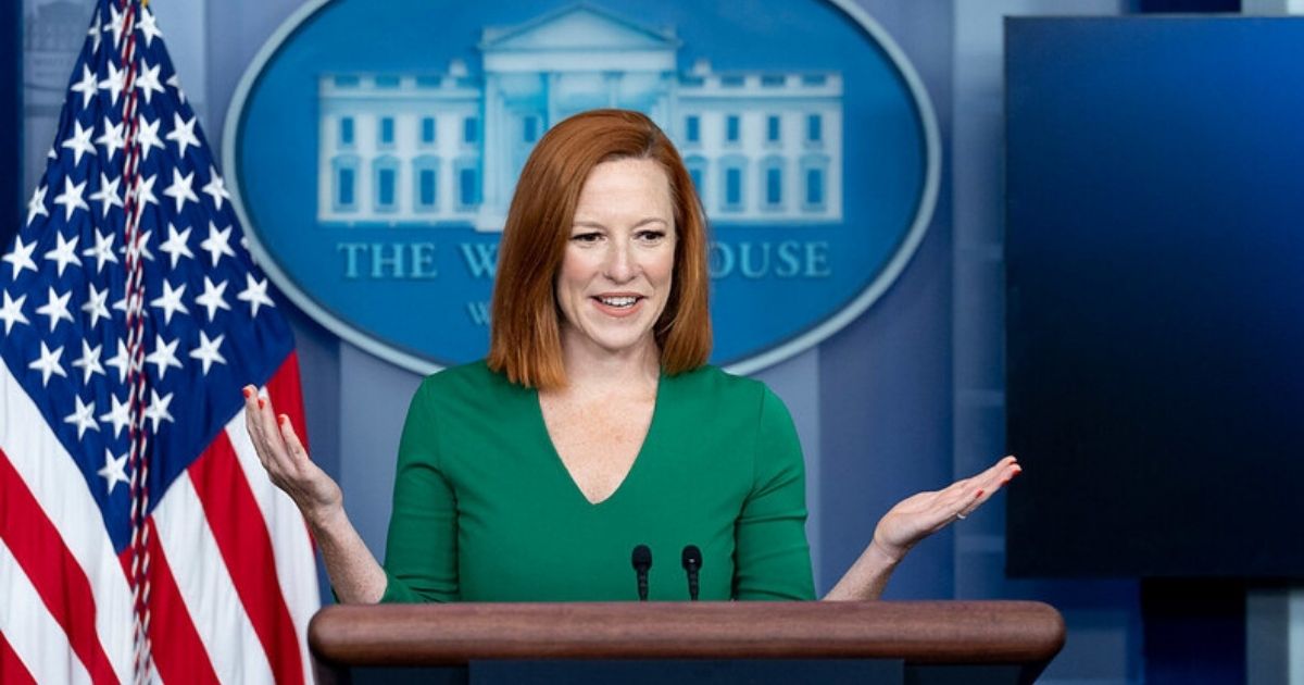 White House Press Secretary Jen Psaki holds a press briefing on Friday August 6, 2021, in the James S. Brady Press Briefing Room of the White House.