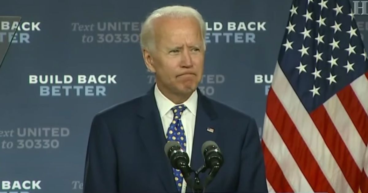 On July 28, 2020, then-Democratic candidate Joe Biden delivered his "Build Back Better" speech, discussing economic recovery, in Wilmington, Delaware.
