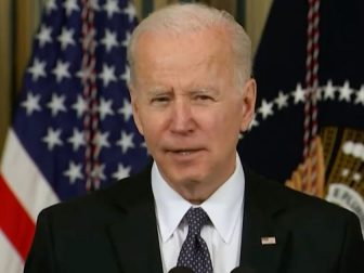 President Joe Biden spoke about the budget for America's government on Monday.