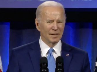 In a speech on Monday, President Joe Biden blamed Russian President Vladimir Putin for America's rising inflation and gas prices.