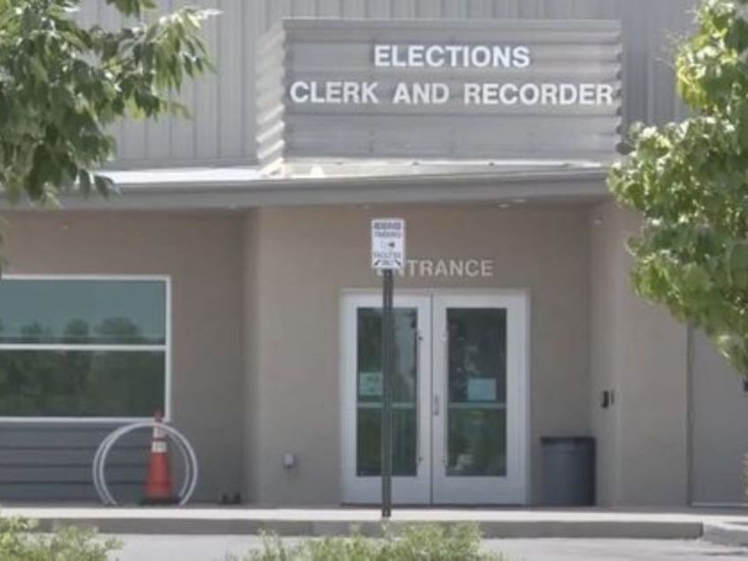 Mesa County Clerk Tina Peters was indicted by a Mesa County Grand Jury over allegations of election equipment tampering and official misconduct. Pictured is the office of Elections Clerk and Recorder for Mesa County.