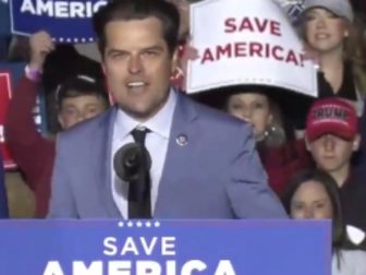 On Saturday at a rally in Georgia, Rep. Matt Gaetz announced his intention of nominating former President Donald Trump to Speaker of the House if the Republicans defeat Pelosi and the Democrats in the midterm elections this fall.