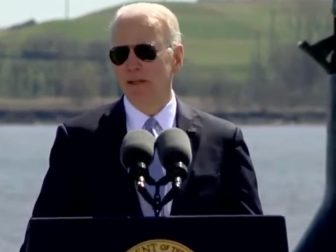 On Saturday, President Biden and First Lady Dr. Jill Biden spoke during the commissioning celebration ceremony of nuclear submarine USS Delaware.