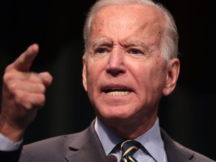 President Biden speaking at Prairie Meadows Hotel in Altoona, Iowa, August 21, 2019 .