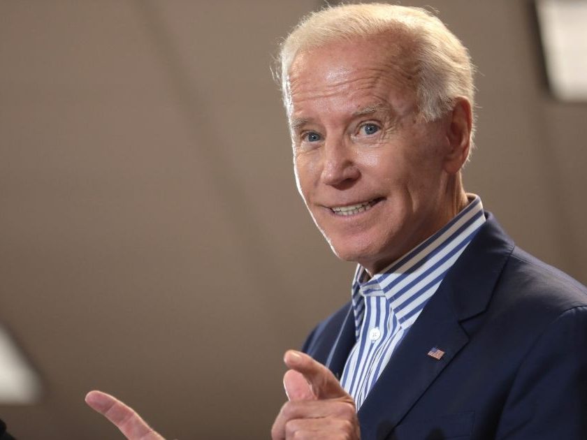 President Joe Biden speaks at a town hall hosted in Des Moines, Iowa, Aug. 8, 2019.