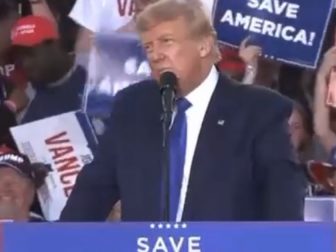 While speaking at a rally in Delaware, Ohio, on Saturday, former President Donald Trump said he supported the lawsuit in Arizona that is seeking to ban electronic voting machines in future elections.