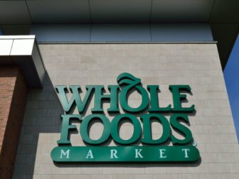 A Whole Foods Market store front is seen in this photo.