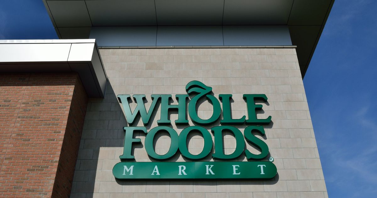 A Whole Foods Market store front is seen in this photo.