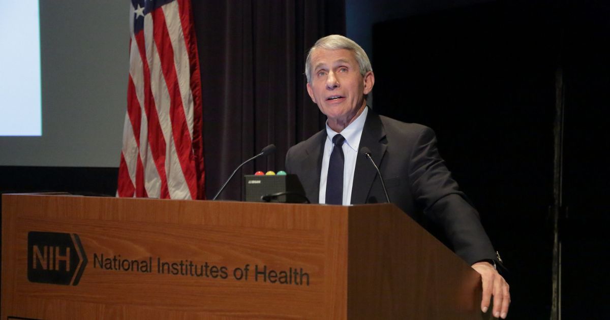 Anthony Fauci speaks for the National Institutes of Health.