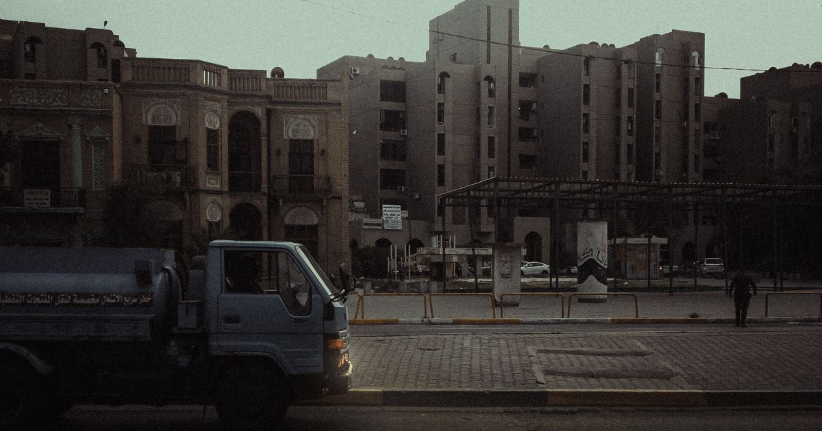 Photo of street in Baghdad.