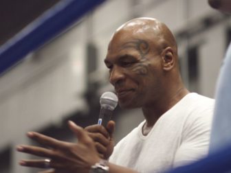 Photo of Mike Tyson.