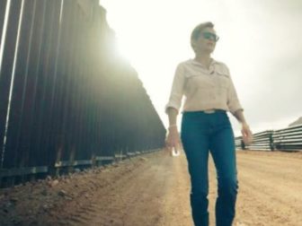 Arizona Republican gubernatorial candidate Kari Lake pledges to complete the border wall in Arizona if elected.