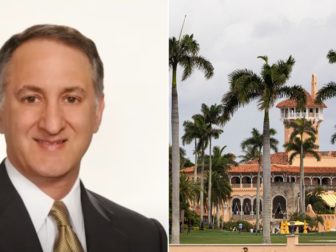 Tea Party Patriots files an ethics complaint against Magistrate Judge Bruce Reinhart, left, over approving the Mar-A-Lago, right, raid.