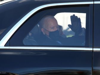 The motorcade of the 46th President of the United States Joseph R. Biden passes by as U.S. Customs and Border Protection officers and agents provide security in support of the 59th Presidential Inauguration in Washington D.C, January 20, 2021. Photo credit: Dusan Ilic, U.S. Customs and Border Protection via Flickr