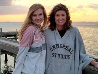 Connie Werth Lewis poses with her daughter, Regan, who died Sept. 27.