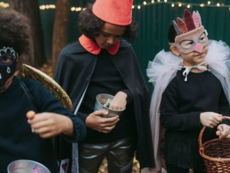 Children Wearing Costumes