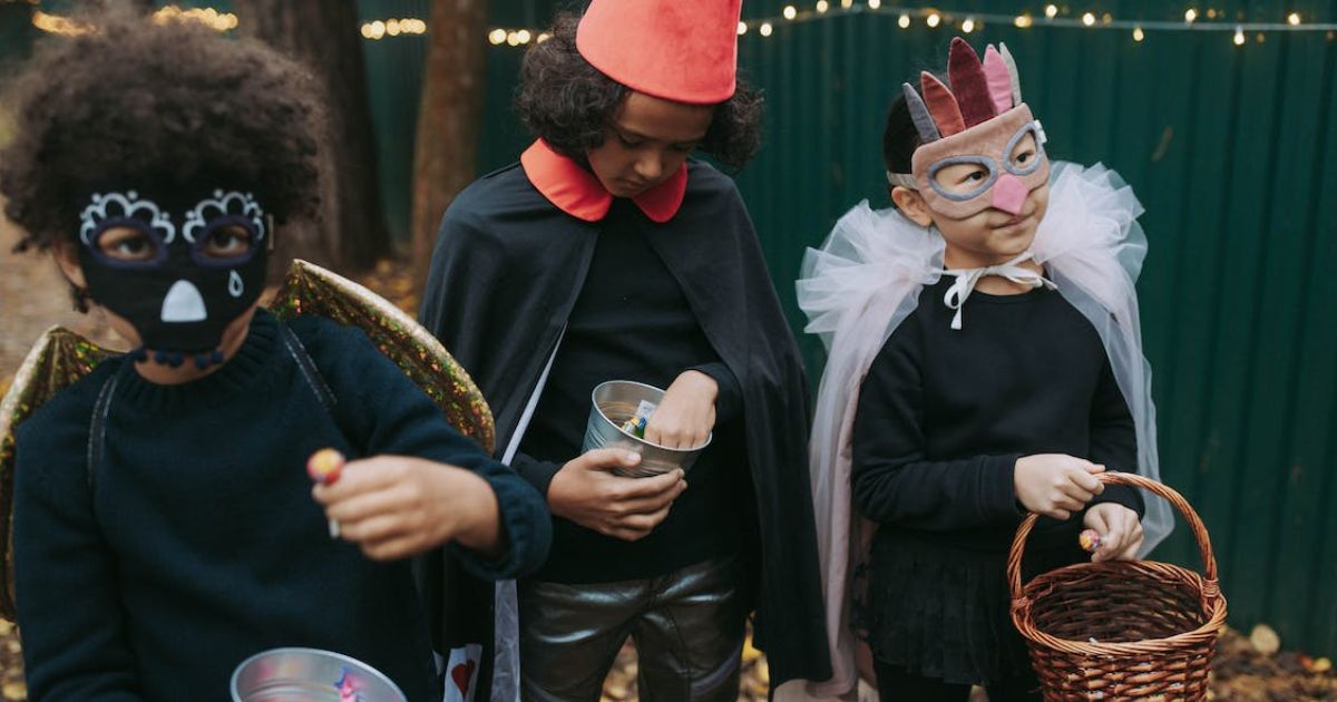 Children Wearing Costumes