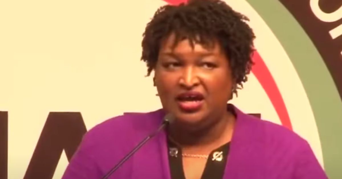 The above image is of Georgia Democratic gubernatorial candidate Stacey Abrams.