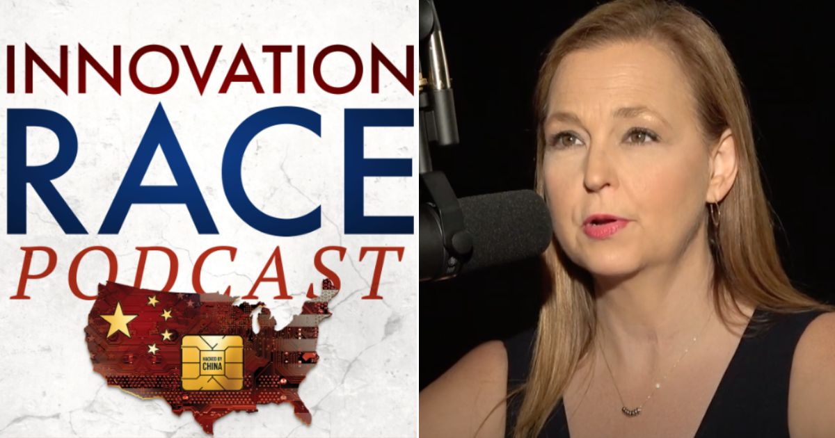 Jenny Beth Martin, right, hosts the "Innovation Race Podcast."
