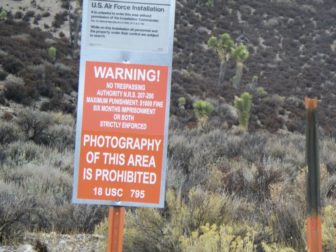 Area 51 closed range in Nevada.