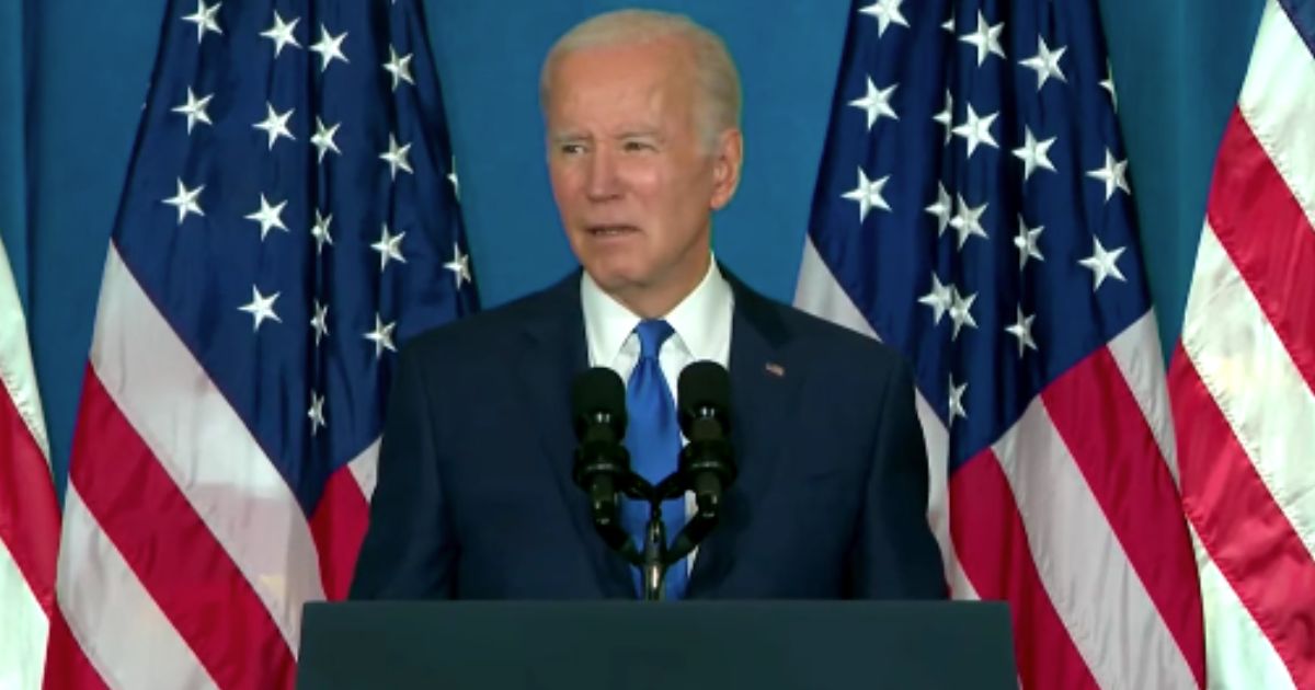 President Joe Biden took another pass at labeling Republicans a threat to democracy in a speech on Wednesday night.