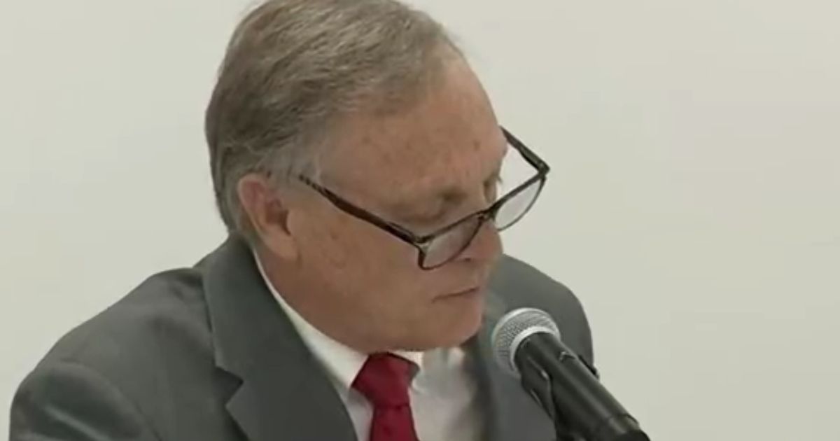 House Freedom Chairman Rep. Andy Biggs of Arizona oversees a meeting on Monday that dealt with possible changes for the incoming House GOP.