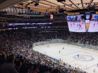 Rangers vs Predators at Madison square garden msg