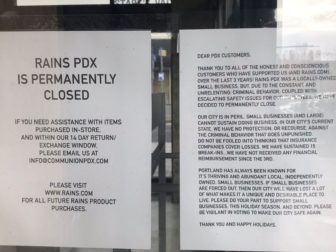 The above note was attached to a store in Portland.