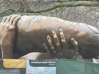 Boston has unveiled a new sculpture meant to honor Martin Luther King Jr.